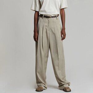 The Frankie Shop - Gelso pleated suiting wide-leg trousers